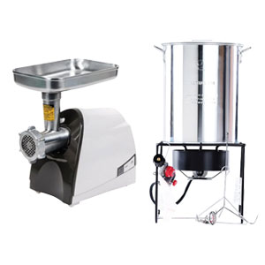 Weston #8 Electric Grinder or King Kooker Turkey Fryer