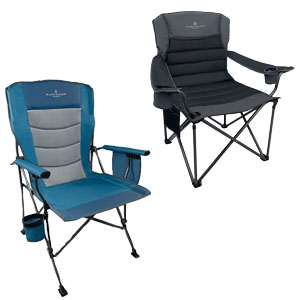Black Sierra Mesa Mammoth Hardarm Chair or XL Padded Silverback Chair