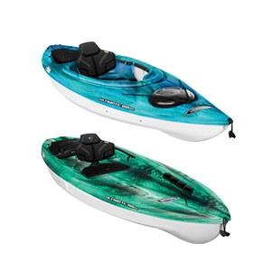 Pelican Ultimate 100NXT Recreational Sit-In or Sit-On Kayak, 10'