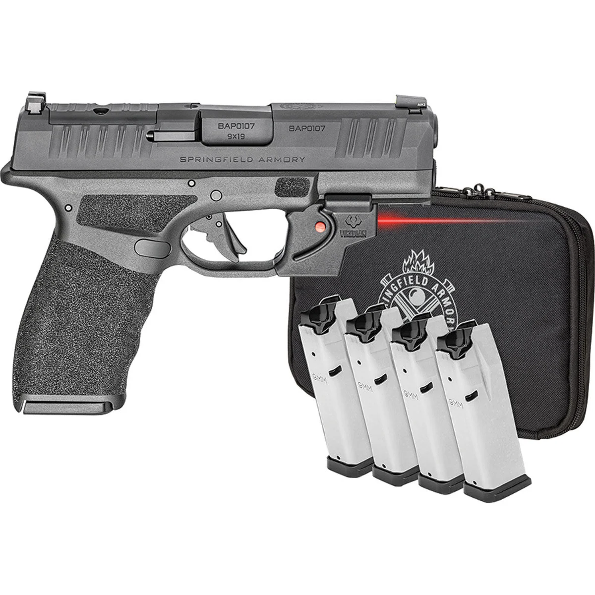 Springfield Armory Hellcat Pro 9mm Laser Pistol Package or Green Dot Package