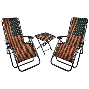 World Famous 3-Piece Zero Gravity Chair Set