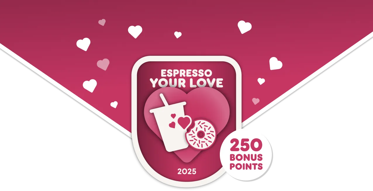 Earn the Espresso Your Love badge.
