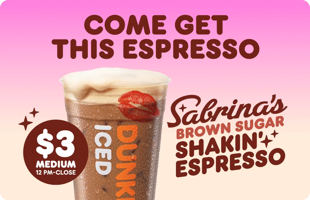 Come get this espresso.