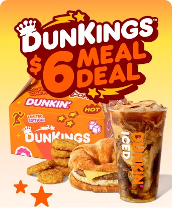 DunKings $6 Meal Deal