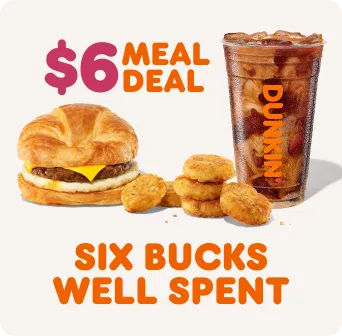 Our $6 meal deal is six bucks well spent.