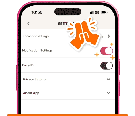 Get the app or view account.