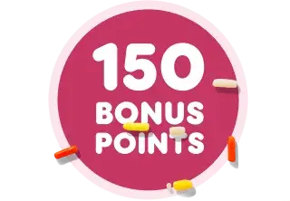 Earn 150 bonus points.
