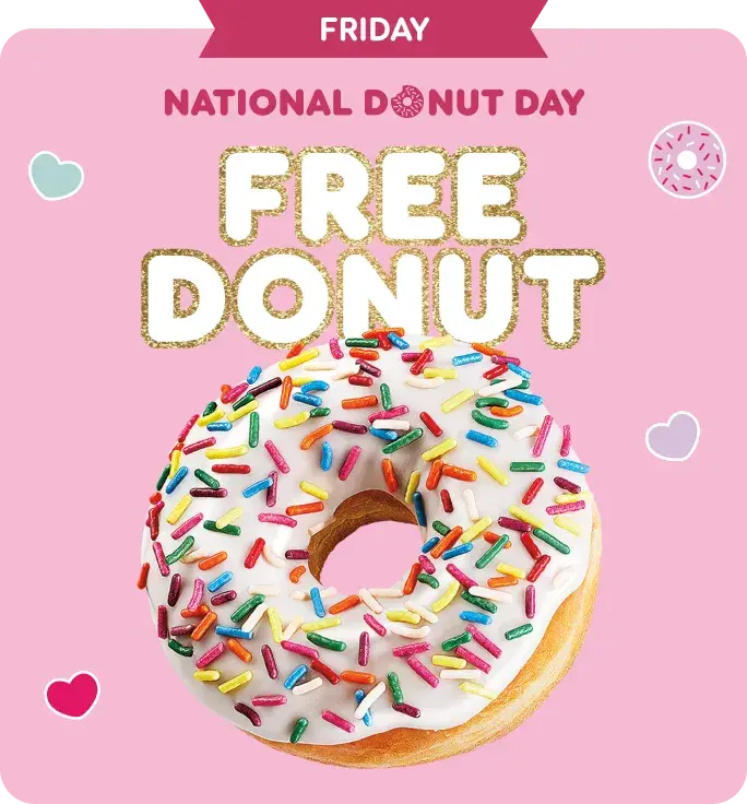 Friday is National Donut Day.