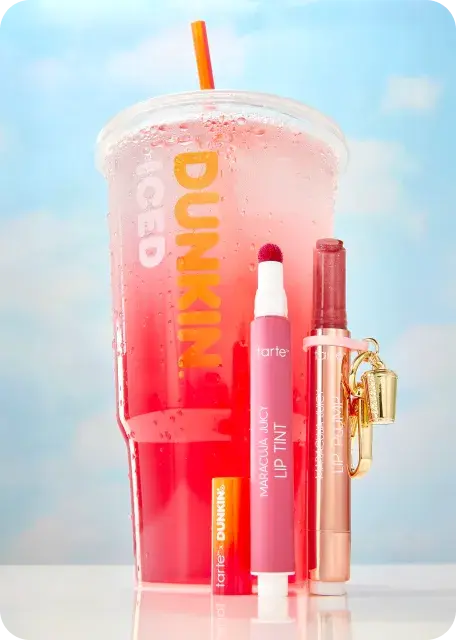 tarte and Dunkin'.