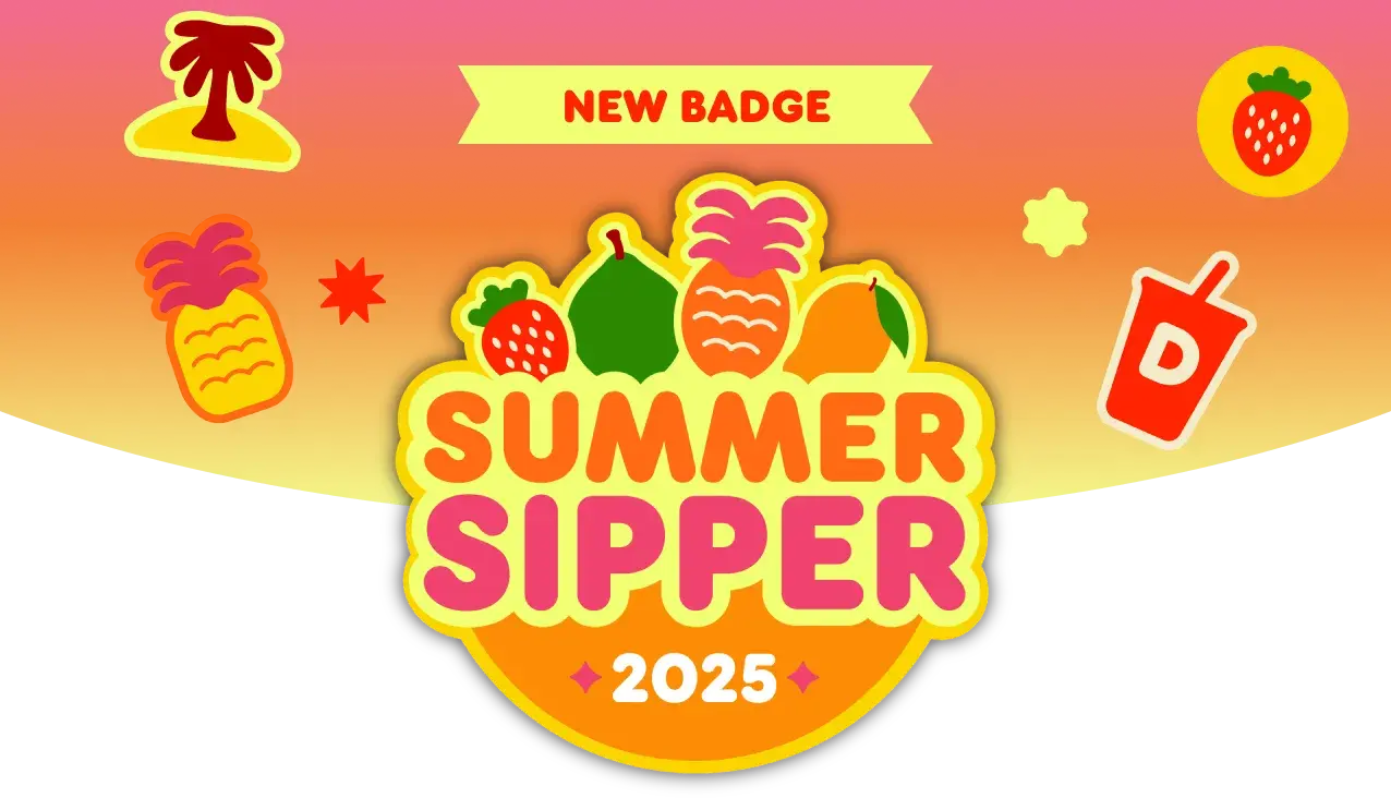 New badge: Summer Sipper.