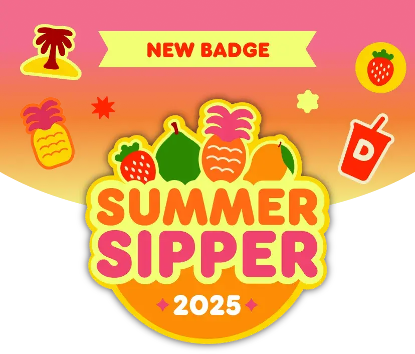 New badge: Summer Sipper.