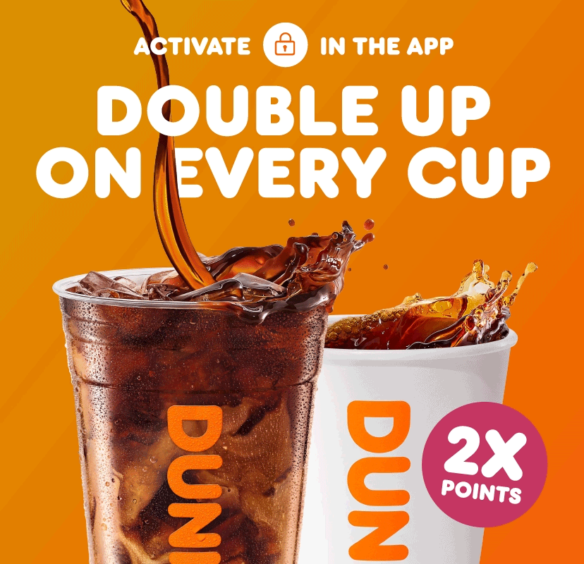 Double up on every cup.