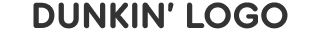 Dunkin' logo.