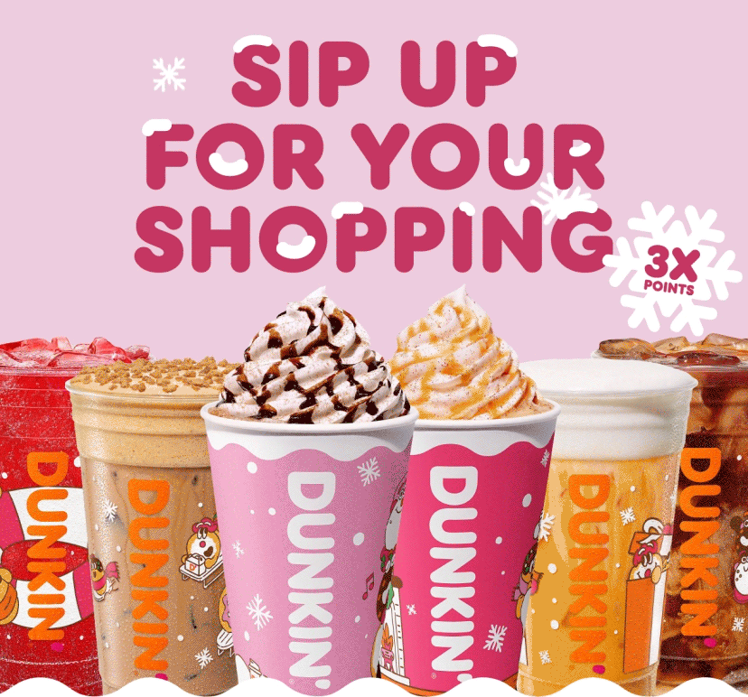Sip up for your shopping.