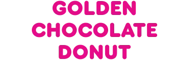 Golden Chocolate Donut