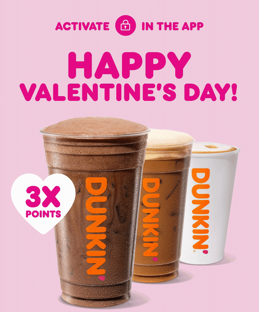 Happy Valentine's Day! Activate your triple points  offer in the app