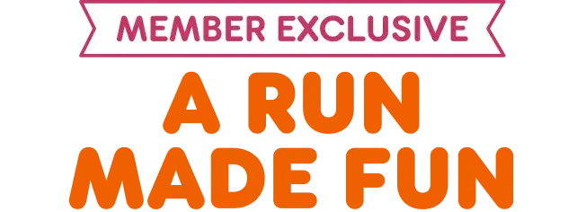 Member exclusive. A run made fun