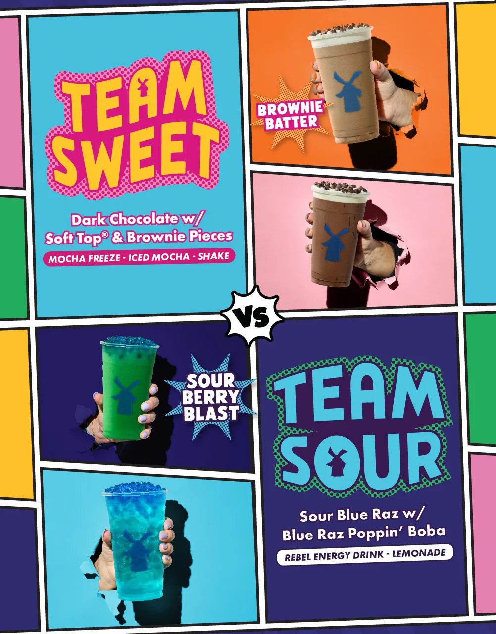 Team sweet vs. Team sour