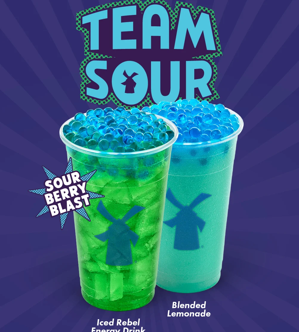 Team Sour | Sour Berry Blast | Iced Rebel Energy Drink | Blended Lemonade