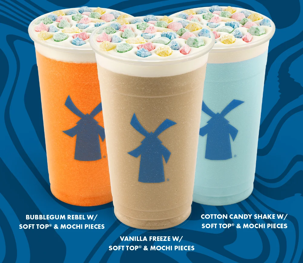 Bubblegum Rebel W/ Soft Top® & Mochi Pieces | Vanilla Freeze W/ Soft Top® & Mochi Pieces | Cotton Candy W/ Soft Top® & Mochi Pieces