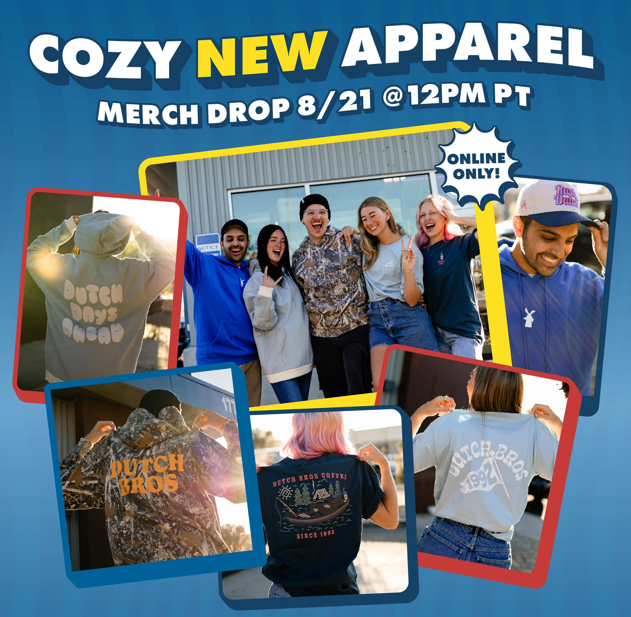 Cozy New Apparel | Merch Drop 8/21 @ 12PM PT | Online Only