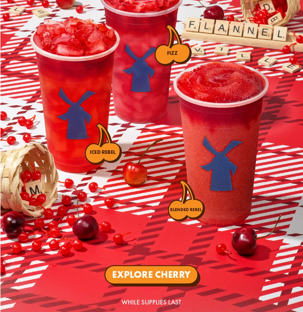 Fizz, Iced Rebel, Blended Rebel | Explore Cherry | While Supplies Last