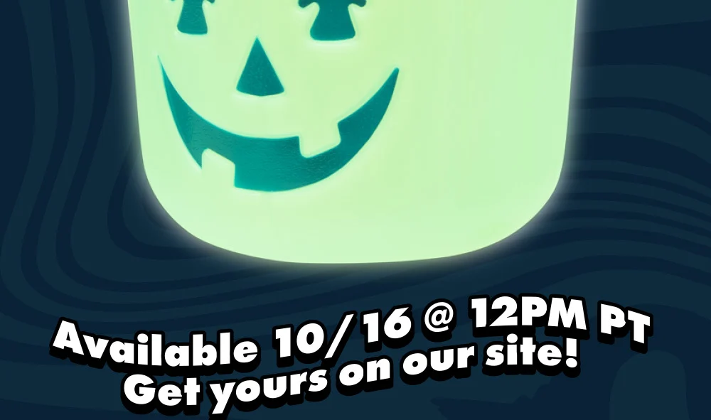 Available 10/16 @12PM PT Get yours on our site! 