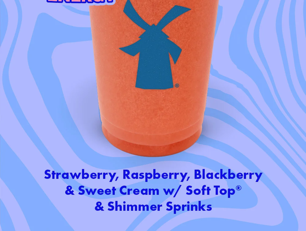 Strawberry, Raspberry, Blackberry & Sweet Cream w/ Soft Top® & Shimmer Sprinks