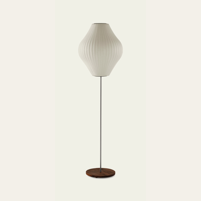 Nelson Pear Lotus Floor Lamp