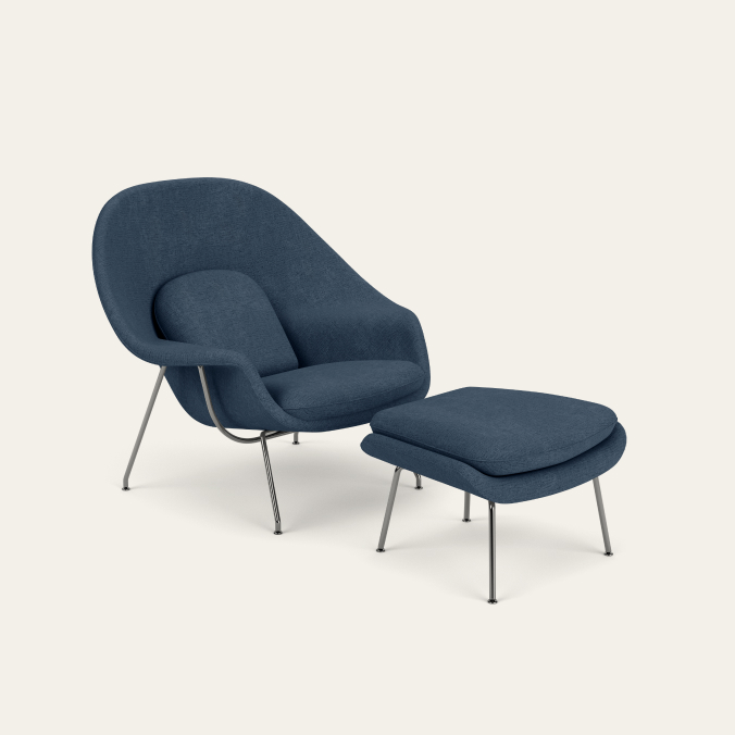 Womb Chair and Ottoman