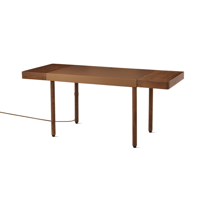 New Canaan Leatherwrap Sit-to-Stand Desk