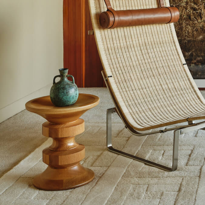 Eames Turned Stool