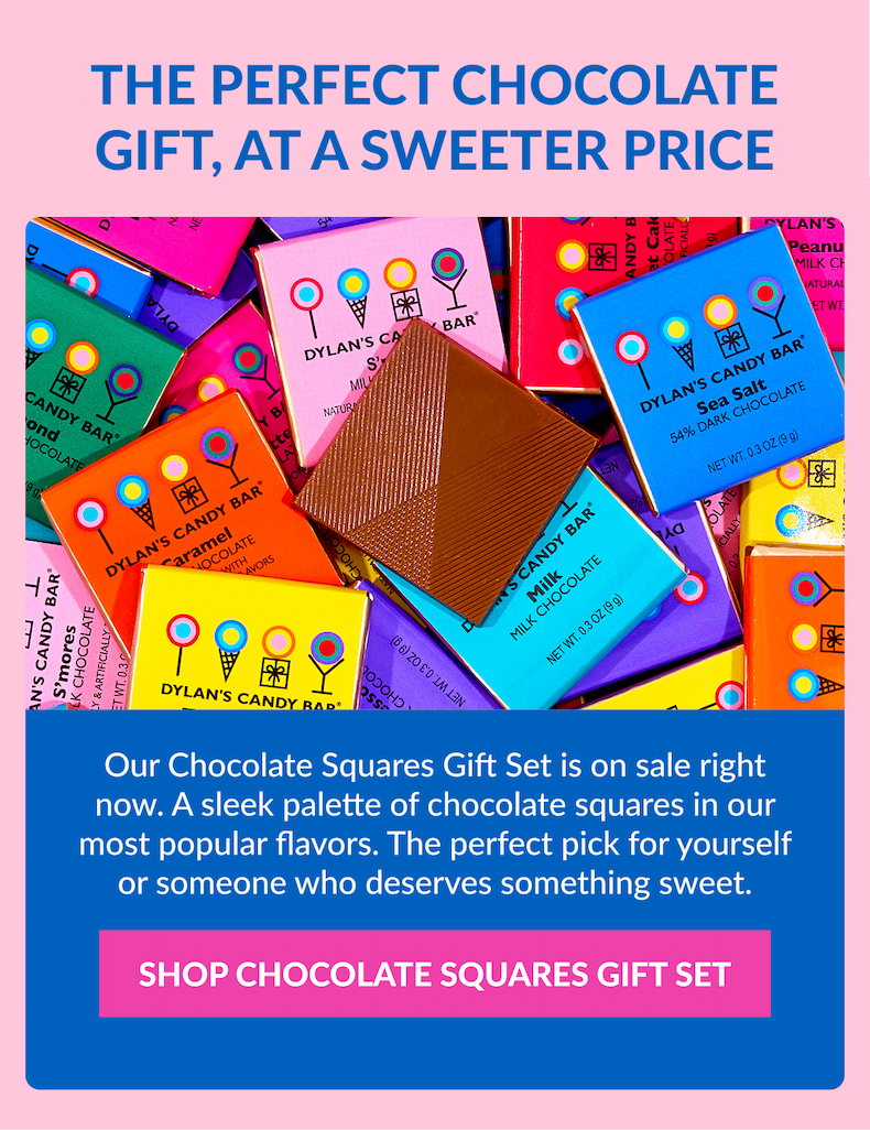 The perfect chocolate gift, at a sweeter price Our Chocolate Squares Gift Set is on sale right now. A sleek palette of chocolate squares in our most popular flavors. The perfect pick for yourself or someone who deserves something sweet. SHOP CHOCOLATE SQUARES GIFT SET
