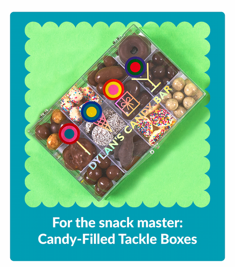 For the snack master: Candy-Filled Tackle Boxes