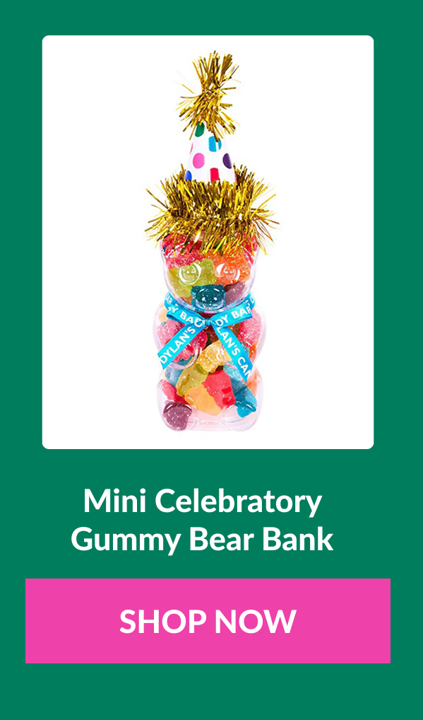Mini Celebratory Gummy Bear Bank SHOP NOW