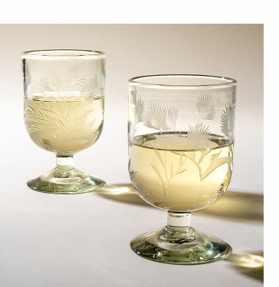 Thistle Wine Glass