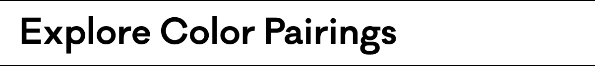 Explore color pairings