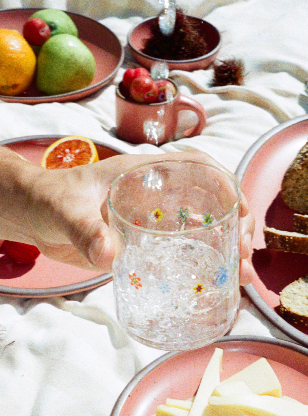Scattered Motif Glassware