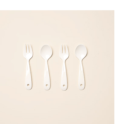 Japanese Enamel Bitty Serving Tools