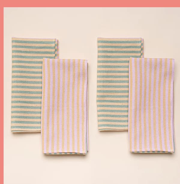 Hudson Stripe Napkins