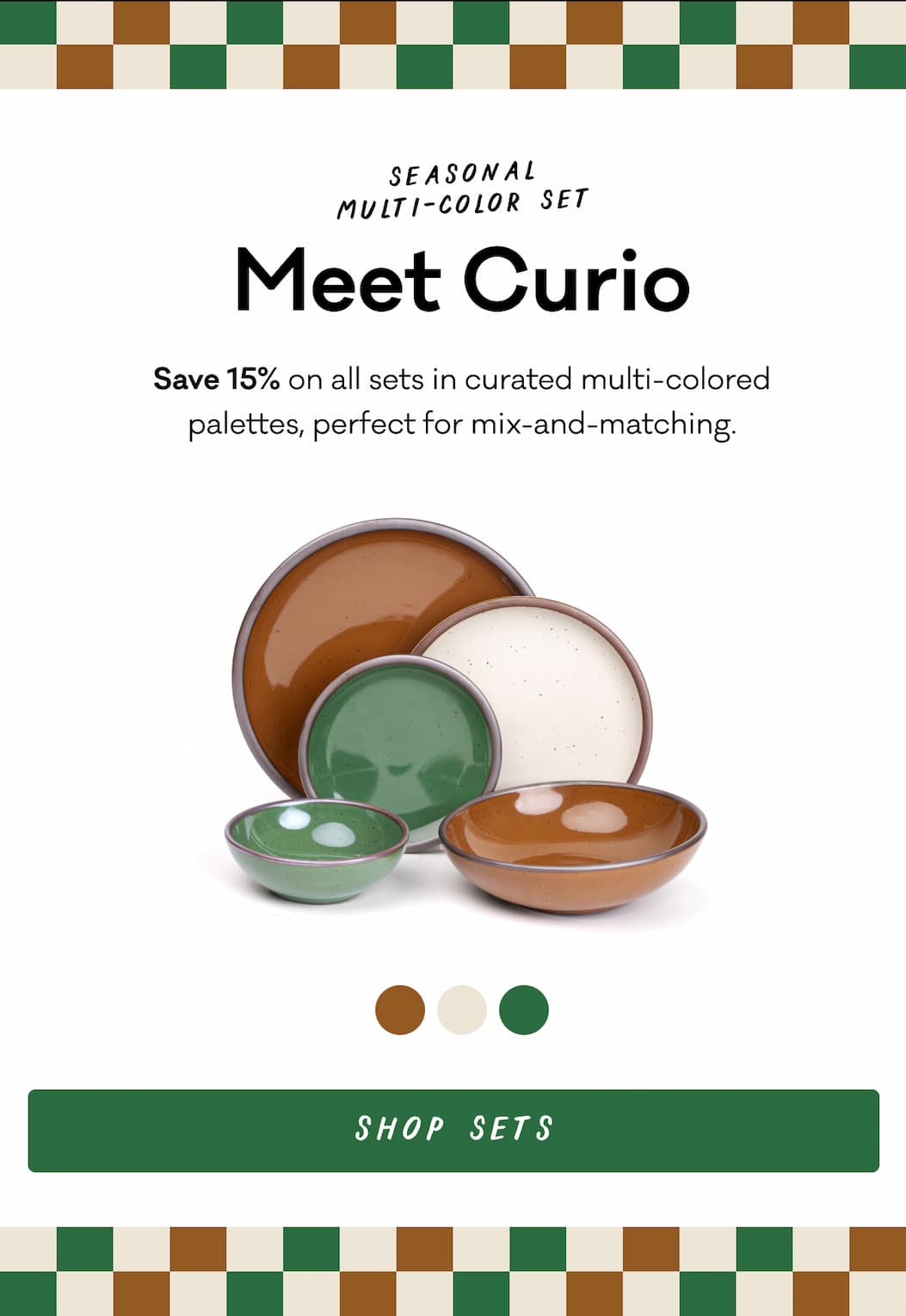 Seasonal Multi-color set - Meet Curio - Save 15% on all sets in curated multi-colored palettes, perfect for mix-and-matching. - Shop Sets