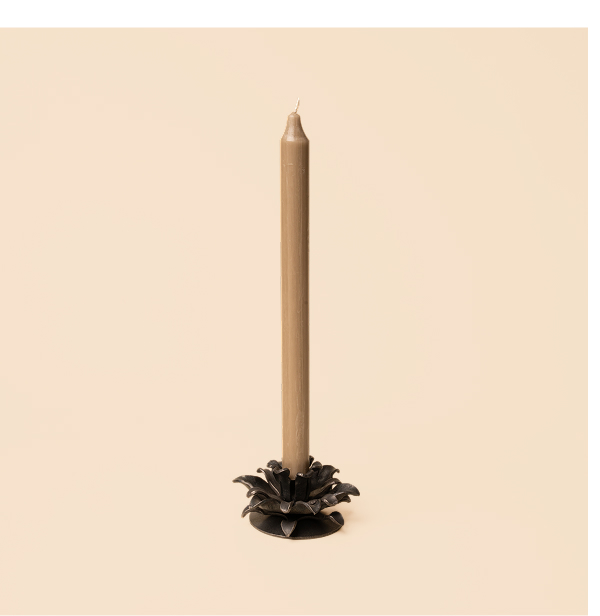 Forged Iron Candle Holder