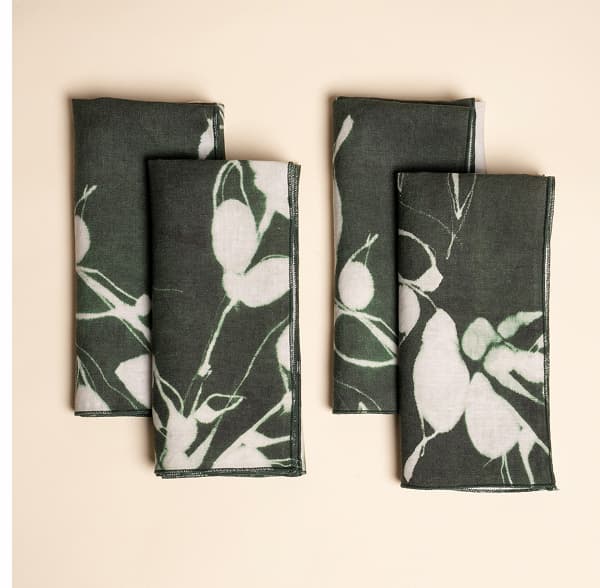Shadowprint napkins