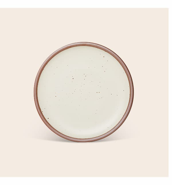 Dinner Plate in Panna Cotta