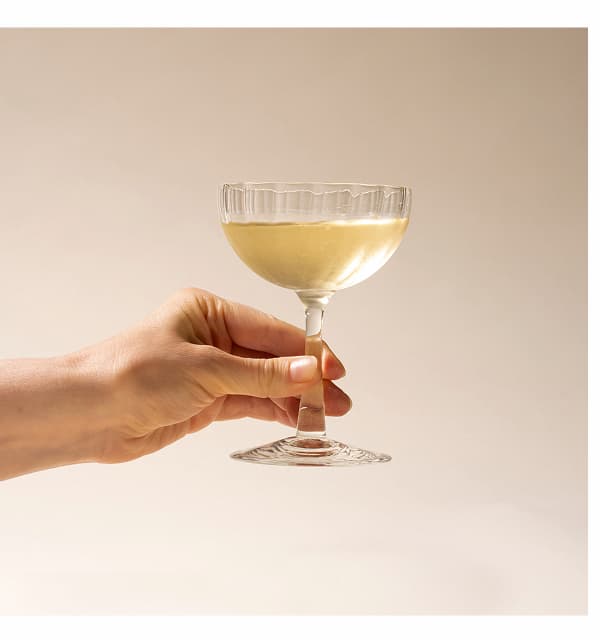 Fluted Glassware Coupe