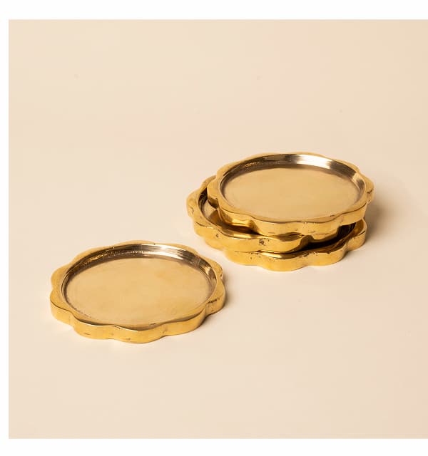 Brass Sun Coaster