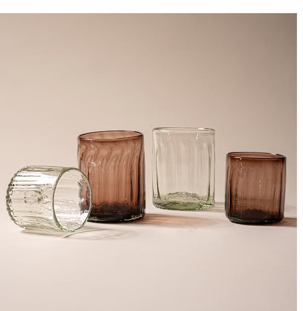 Ripple Recycled Glassware