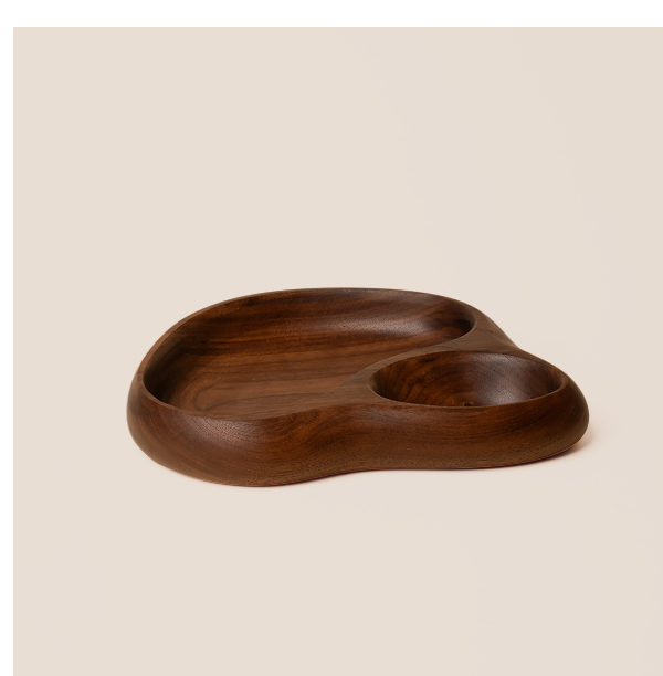 Sculptural Wood Tray