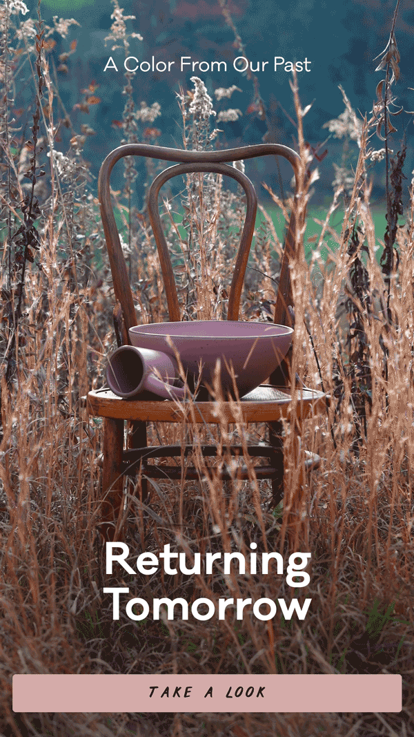 A Color from Our Past - Returning Tomorrow. Take a look.