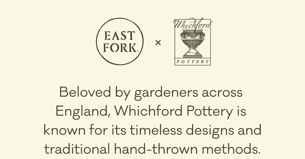 Beloved by gardeners across  England, Whichford Pottery is  known for its timeless designs and traditional hand-thrown methods.